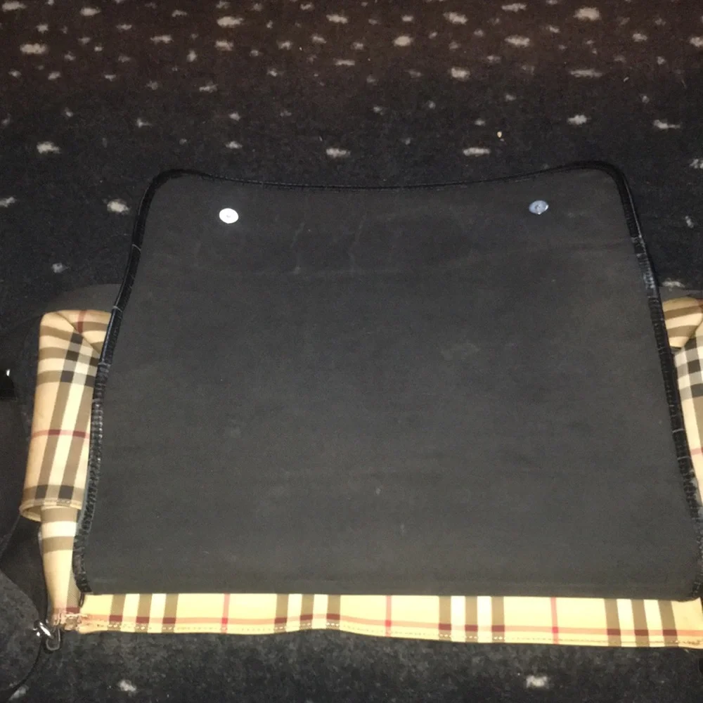 Burberry Nova Check Messenger Diaper bag